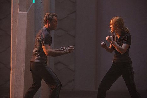Jude Law, Brie Larson - Captain Marvel - Photos