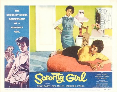 Susan Cabot, Barbara Cowan - Sorority Girl - Lobby karty