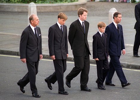 princ Philip, vévoda z Edinburghu, princ William, Princ Henry z Walesu, Karel III.
