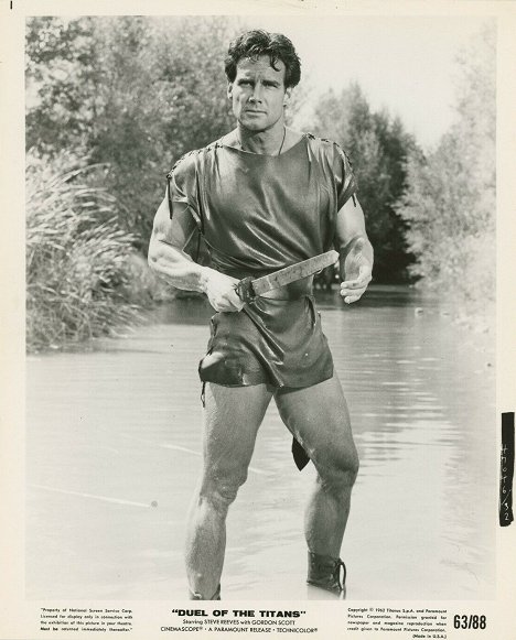 Steve Reeves - Duel of the Titans - Lobby Cards