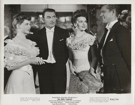 Dorothy McGuire, George Brent, Rhonda Fleming, Gordon Oliver - The Spiral Staircase - Lobby Cards