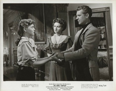 Dorothy McGuire, Rhonda Fleming, Gordon Oliver - The Spiral Staircase - Lobby Cards