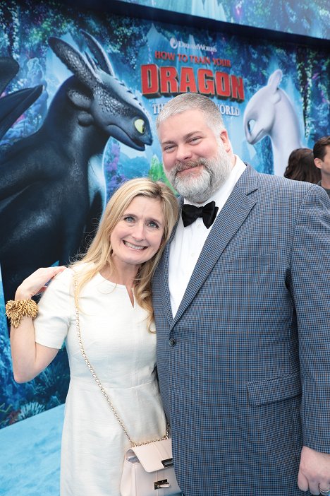 World premiere of "How to Train Your Dragon: The Hidden World" at the Regency Village Theatre on Saturday, Feb. 9, 2019, in Los Angeles - Cressida Cowell, Dean DeBlois - Ako si vycvičiť draka 3 - Z akcií