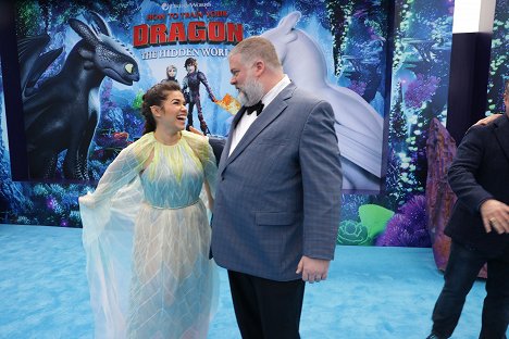 World premiere of "How to Train Your Dragon: The Hidden World" at the Regency Village Theatre on Saturday, Feb. 9, 2019, in Los Angeles - America Ferrera, Dean DeBlois - How to Train Your Dragon: The Hidden World - Events