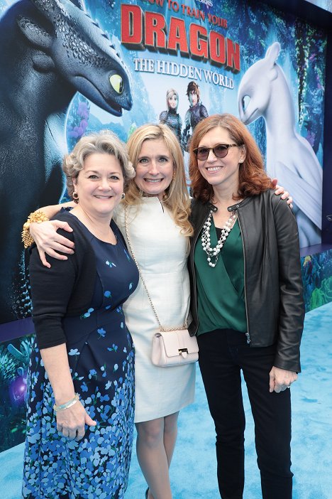 World premiere of "How to Train Your Dragon: The Hidden World" at the Regency Village Theatre on Saturday, Feb. 9, 2019, in Los Angeles - Bonnie Arnold, Cressida Cowell - Dragons 3 : Le monde caché - Événements