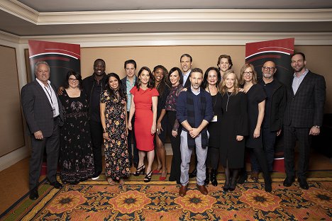 The cast and executive producers of ABC’s “The Fix” addressed the press at the 2019 TCA Winter Press Tour, at The Langham Huntington, in Pasadena, California - Adewale Akinnuoye-Agbaje, Mouzam Makkar, Scott Cohen, Robin Tunney, Merrin Dungey, Adam Rayner, Breckin Meyer, Alex Saxon - The Fix - Z akcií