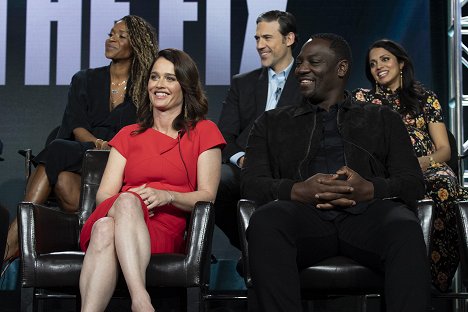 The cast and executive producers of ABC’s “The Fix” addressed the press at the 2019 TCA Winter Press Tour, at The Langham Huntington, in Pasadena, California - Merrin Dungey, Robin Tunney, Adam Rayner, Adewale Akinnuoye-Agbaje, Mouzam Makkar - The Fix - Veranstaltungen