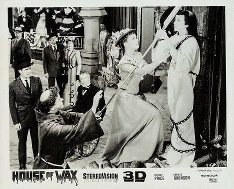 Vincent Price, Phyllis Kirk - House of Wax - Lobby Cards