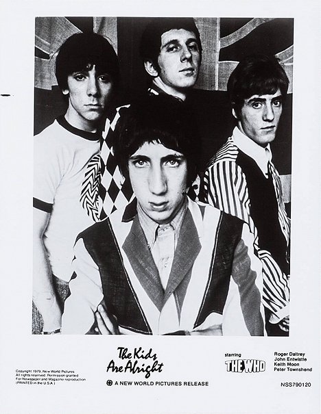 Keith Moon, Pete Townshend, John Entwistle, Roger Daltrey - The Kids Are Alright - Fotosky