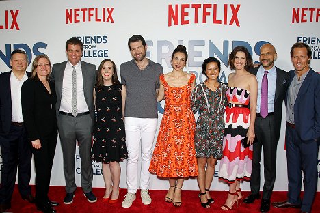 Netflix Original Series "Friends From College" Premiere, held at the AMC Loews 34th Street on Monday, June 26th, 2017, in New York, NY - Billy Eichner, Annie Parisse, Jae Suh Park, Cobie Smulders, Keegan-Michael Key, Nat Faxon - Friends from College - Season 1 - Tapahtumista