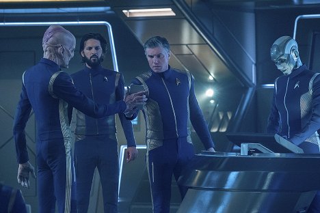 Shazad Latif, Anson Mount, Hannah Cheesman - Star Trek: Discovery - Soweit die Erinnerung reicht - Filmfotos