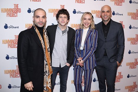 Special Screening of "The Hummingbird Project" in New York, NY on March 11, 2019 - Michael Mando, Jesse Eisenberg, Sarah Goldberg, Kim Nguyen - The Hummingbird Project - Events