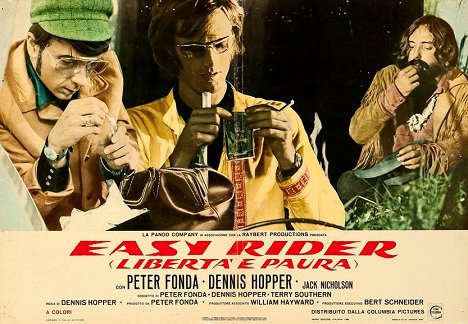 Phil Spector, Peter Fonda, Dennis Hopper - Easy Rider - Lobby karty