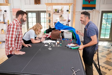 Nick Offerman, Amy Poehler, Jimmy DiResta - Making It - Filmfotos