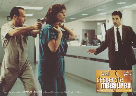 Michael Keaton, Marcia Gay Harden, Andy Garcia - Desperate Measures - Lobby Cards