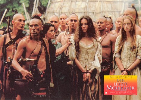 Wes Studi, Madeleine Stowe, Jodhi May - Le Dernier des Mohicans - Cartes de lobby