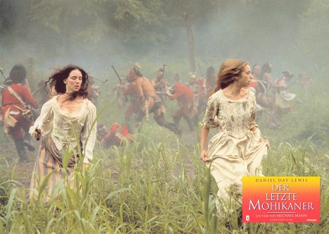 Madeleine Stowe, Jodhi May - Le Dernier des Mohicans - Cartes de lobby