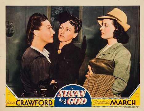 Joan Crawford, Ruth Hussey, Rose Hobart - Susan and God - Cartões lobby