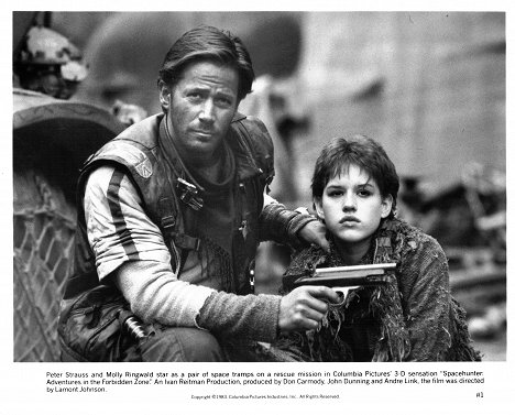 Peter Strauss, Molly Ringwald - Spacehunter: Adventures in the Forbidden Zone - Lobby Cards