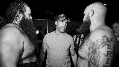 Todd Smith, Shawn Michaels, Raymond Rowe - NXT TakeOver: New York - Kuvat kuvauksista