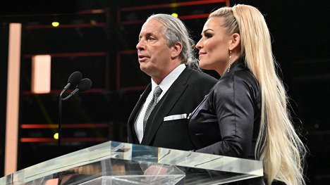 Bret Hart, Natalie Neidhart - WWE Hall of Fame 2019 - Photos