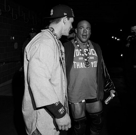 John Cena, Kurt Angle - WrestleMania 35 - Tournage