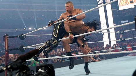 Brock Lesnar, Colby Lopez - WrestleMania 35 - Photos