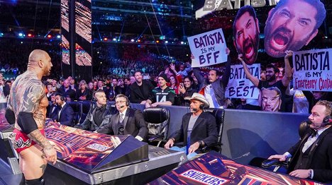 Dave Bautista, Shawn Michaels - WrestleMania 35 - Photos