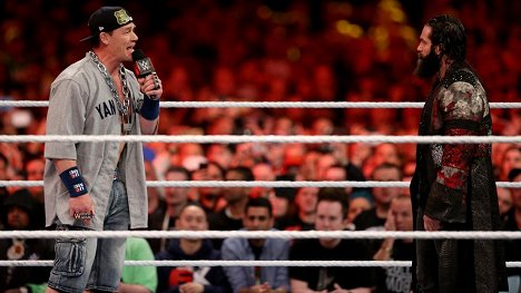 John Cena, Jeff Sciullo - WrestleMania 35 - Filmfotos