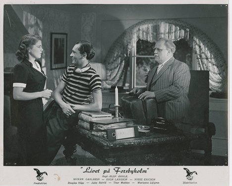 Sickan Carlsson, Douglas Håge - Life at Forsbyholm Manor - Lobby Cards