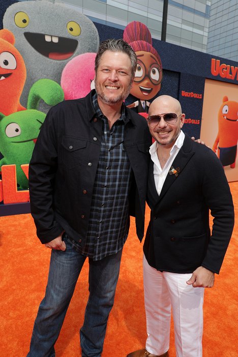 The World Premiere of UGLYDOLLS at Regal L.A. LIVE: A Barco Innovation Center in Los Angeles, CA on Saturday, April 27, 2019. - Blake Shelton, Pitbull - UglyDolls - Events