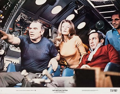 Ernest Borgnine, Yvette Mimieux, Ben Gazzara, Donnelly Rhodes - The Neptune Factor - Lobby karty