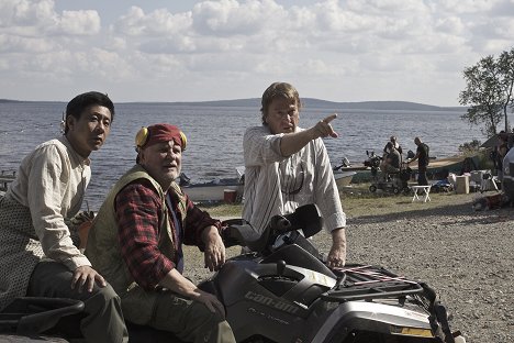 Tommy Chu, Kari Väänänen, Mika Kaurismäki - Mestari Cheng - Kuvat kuvauksista