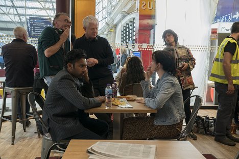 Danny Boyle, Himesh Patel, Richard Curtis, Lily James - Yesterday - Dreharbeiten