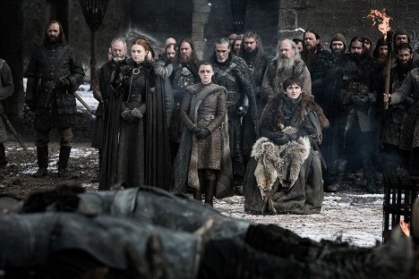 Rory McCann, Liam Cunningham, Sophie Turner, Maisie Williams, Isaac Hempstead-Wright - Game of Thrones - The Last of the Starks - Photos