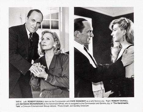 Robert Duvall, Faye Dunaway, Natasha Richardson - El cuento de la doncella - Fotocromos