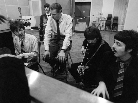 John Lennon, Ringo Starr, George Martin, George Harrison, Paul McCartney - Jak se kalila hudba - Producent vs. umělec - Z filmu