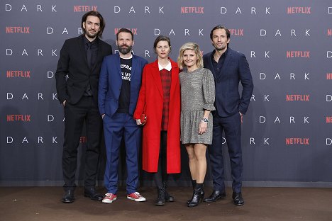 Premiere of the first German Netflix series 'Dark' at Zoo Palast on November 20, 2017 in Berlin, Germany - Baran bo Odar, Jantje Friese, Quirin Berg