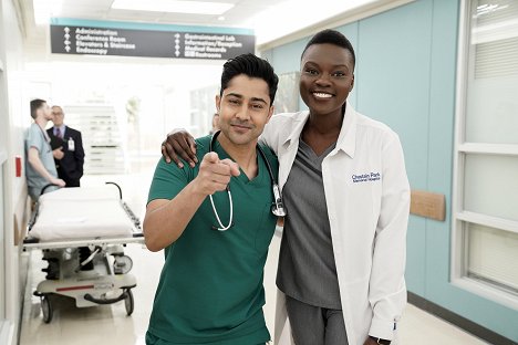 Manish Dayal, Shaunette Renée Wilson - The Resident - Stuck as Foretold - Making of