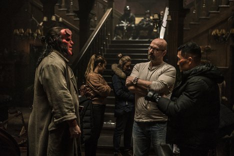 David Harbour, Neil Marshall, Daniel Dae Kim - Hellboy: Královna krve - Z natáčení