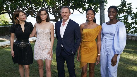 Bond 25 Press Junket - Léa Seydoux, Ana de Armas, Daniel Craig, Naomie Harris, Lashana Lynch - Není čas zemřít - Z akcí