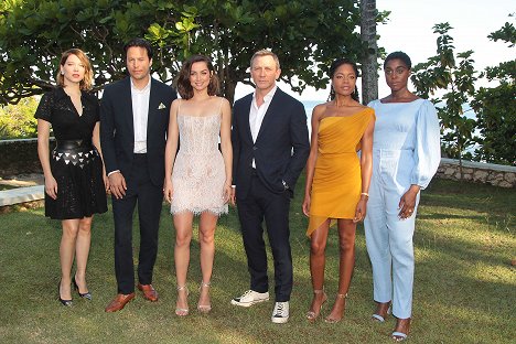 Bond 25 Press Junket - Léa Seydoux, Cary Joji Fukunaga, Ana de Armas, Daniel Craig, Naomie Harris, Lashana Lynch - Není čas zemřít - Z akcí