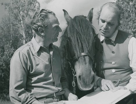 Gustaf Edgren, Sten Lindgren - Po rose přijde déšť - Z natáčení