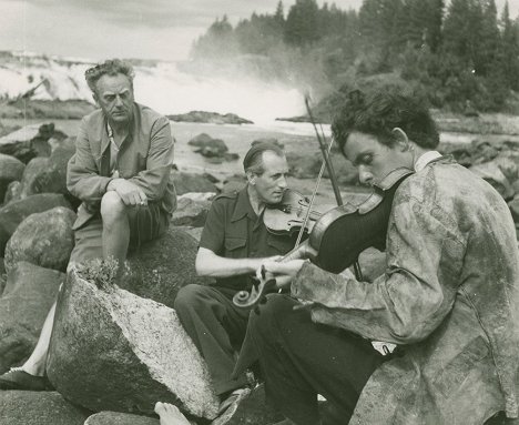 Gustaf Edgren, Alf Kjellin - Driver dagg faller regn - Kuvat kuvauksista