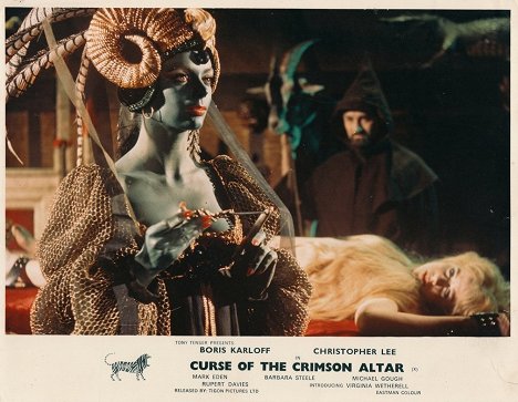 Barbara Steele - Curse of the Crimson Altar - Lobbykaarten
