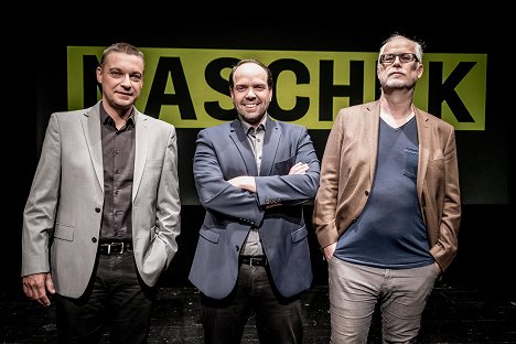 Ulrich Salamun, Robert Stachel, Peter Hörmanseder - 20 Jahre maschek - Werbefoto
