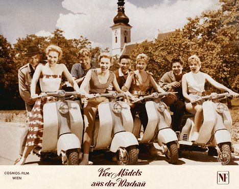 Alice Kessler, Ellen Kessler, Isa Günther, Jutta Günther - Vier Mädels aus der Wachau - Lobby karty