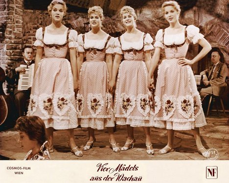 Alice Kessler, Isa Günther, Jutta Günther, Ellen Kessler - Vier Mädels aus der Wachau - Lobby Cards