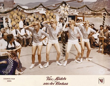 Alice Kessler, Ellen Kessler, Isa Günther, Jutta Günther - Vier Mädels aus der Wachau - Lobby Cards