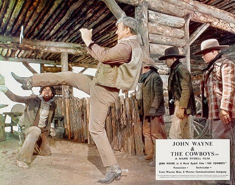 A Martinez, John Wayne - De Cowboys - Lobbykaarten